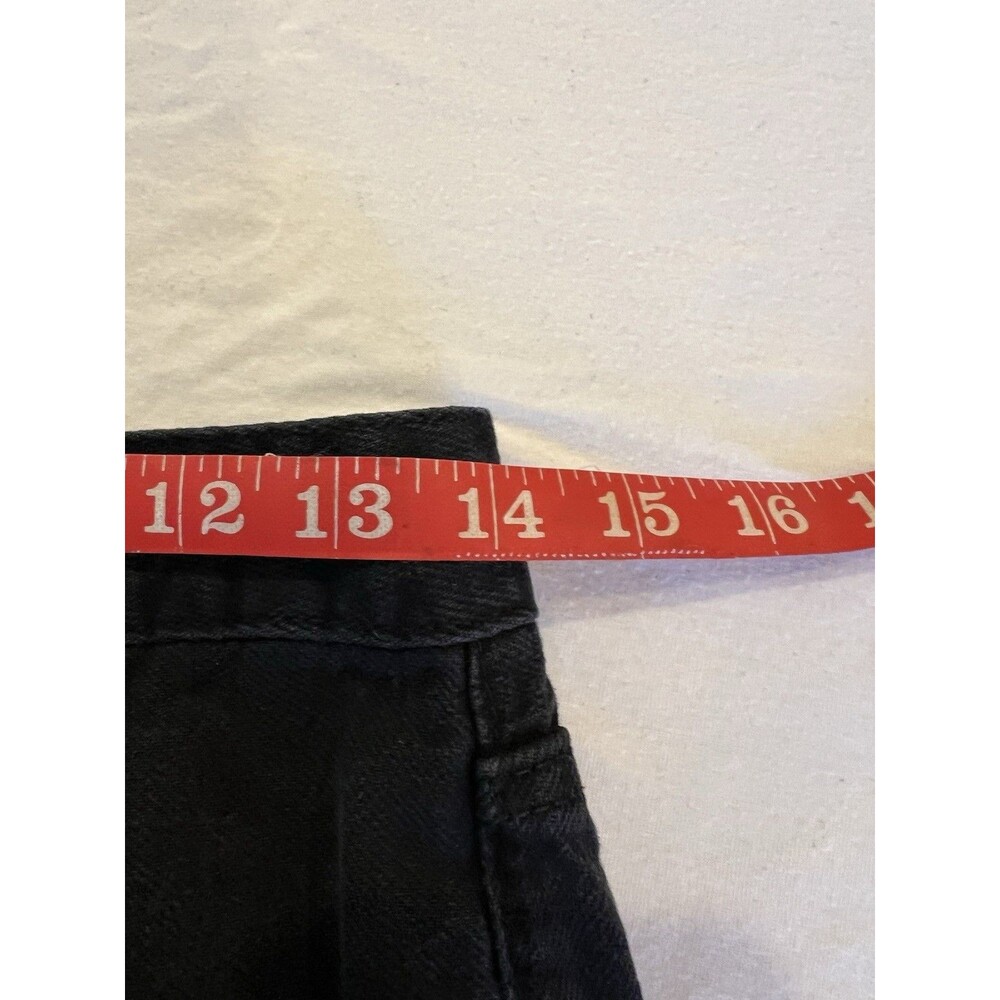 S.O.N.G. Jeans 90’s Boyfriend Cargo Jeans Black Size 7/28 100% Cotton School - Picture 7 of 13